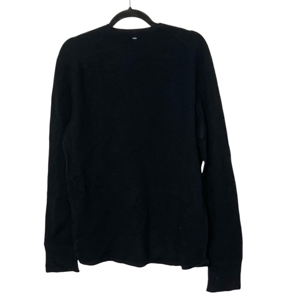 Rag & Bone Collin Wool Pique Sweater Crewneck in Black XL - Picture 3 of 7